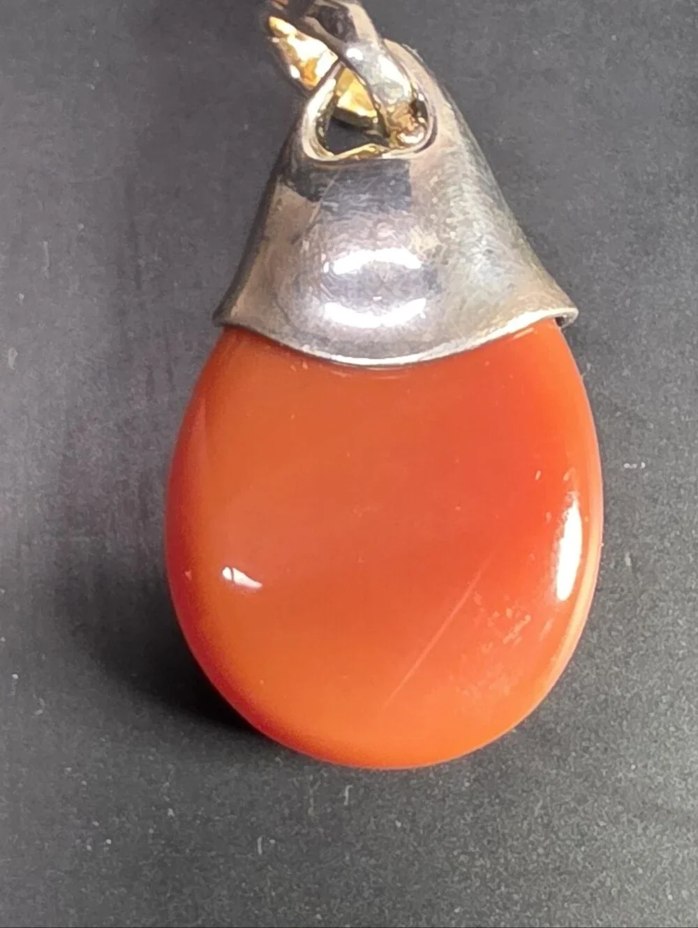 Robert Morris RLM Studio Carnelian Pendant Sterling Silver